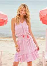 Algarve Smocked Waist Dress